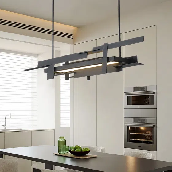 H21.5CM Black Net Red Hardware Pendant Light in Hardware, detail view