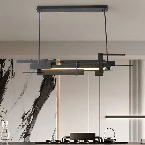 H21.5CM Black Net Red Hardware Pendant Light in Hardware, scale view