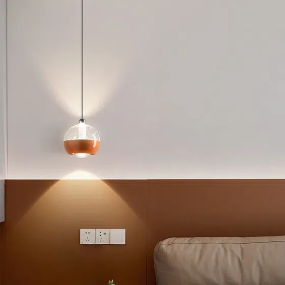 D10CM Aluminum Acrylic Pendant Lamp in Aluminum and Acrylic, installed view
