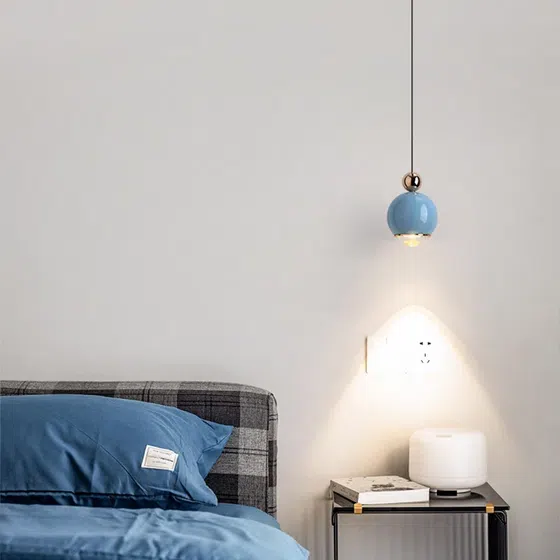 D10CM Iron Acrylic Pendant Lamp in Iron and Acrylic, installed view