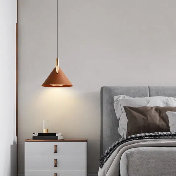 D18cm Aluminum LED Pendant Lamp in Aluminum and Acrylic, installed view