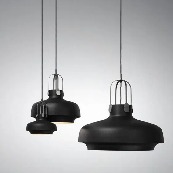 D20/35/38cm Iron Colorful Pendant Lamp in Aluminum Cover and Iron Bracket, scale view