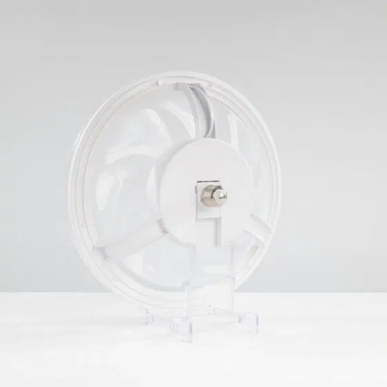 D31cm Metal PC Ceiling Fan Light in Metal and PC and Acrylic, installed view