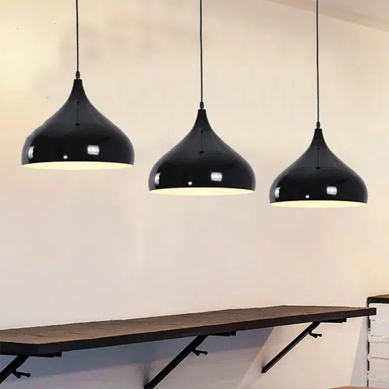 D32/42cm Multi-Color Pendant Lamp in Aluminum/Iron, scale view