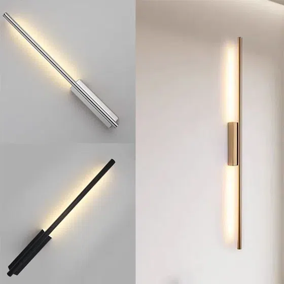 Dimming Iron PC LED Wall Light in Iron and PC, product photograph