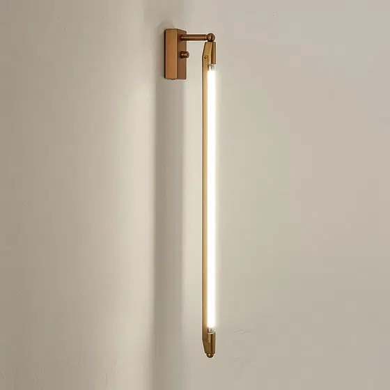 Golden Hardware Linear LED Wall Lamp in Hardware, product photograph