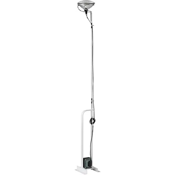 H155-195CM Art Iron Floor Lamp in Hardware and Iron, detail view