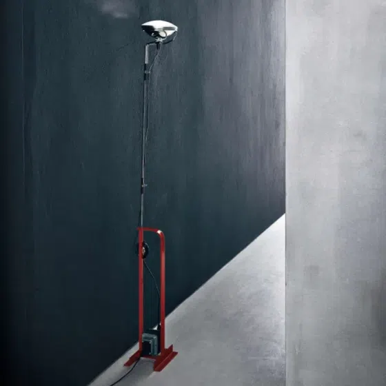 H155-195CM Art Iron Floor Lamp in Hardware and Iron, scale view