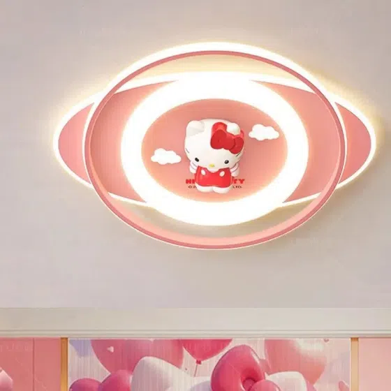H19CM Sanrio LED Ceiling Lamp in Iron and Resin and Plastic and Acrylic, scale view