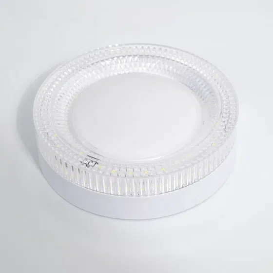 H4cm Round Rectangular Plastic Ceiling Light in Plastic, detail view