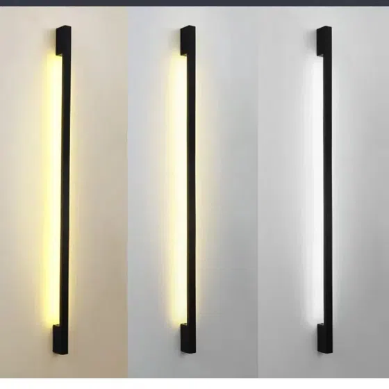 Iron Silicone LED Linear Wall Lamp in Iron and Silicone, product photograph