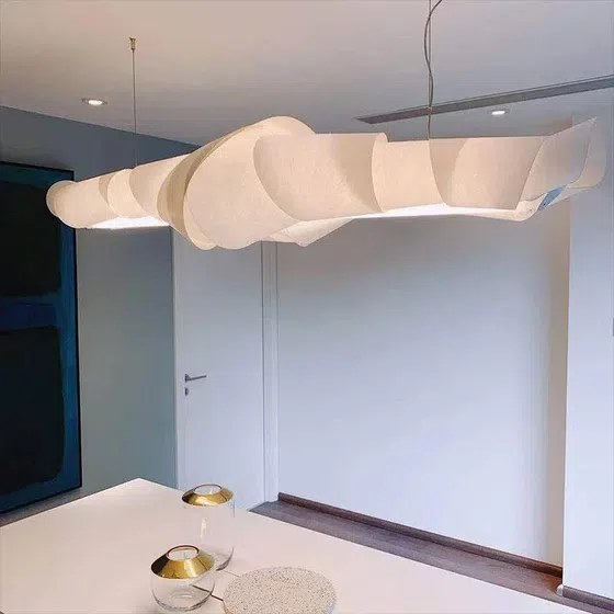 LED Acrylic PVC Pendant Light in Acrylic and PVC, installed view