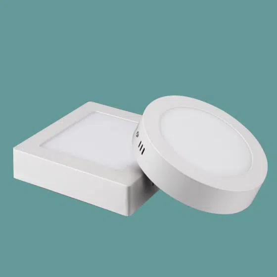 LED Aluminum Ultra-Thin Panel Ceiling Light in Aluminum, product photograph