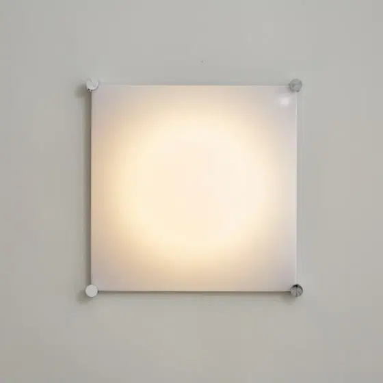 D35/42/60CM Square Art Acrylic Wall Light in Hardware and Acrylic, product photograph