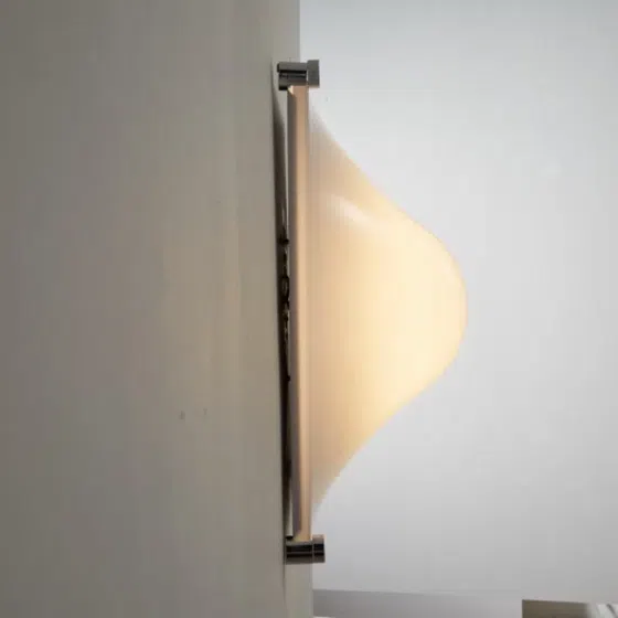 D35/42/60CM Square Art Acrylic Wall Light in Hardware and Acrylic, scale view