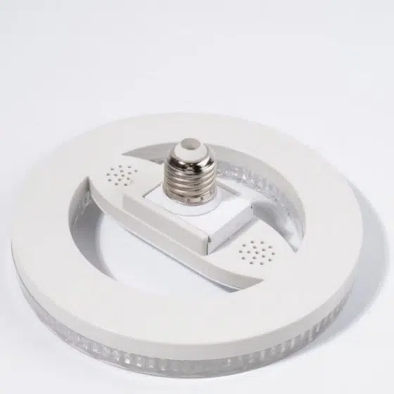 Square Rectangular Round Plastic Ceiling Lamp in Iron and Plastic, scale view