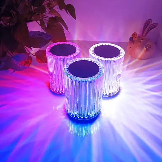 Transparent LED Linear Table Light in PS, product photograph