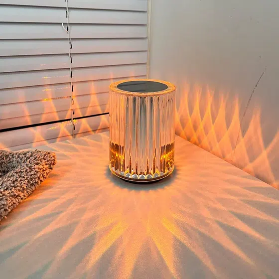Transparent LED Linear Table Light in PS, installed view