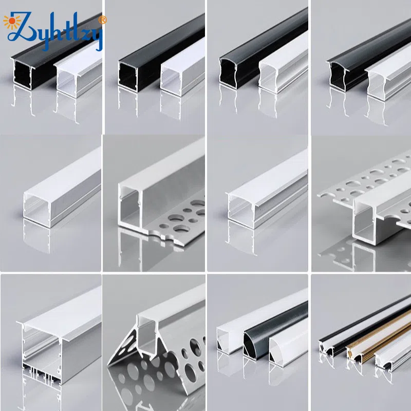 New Style LED Aluminum Linear Strip Lamp Track Light in Aluminum, product photograph