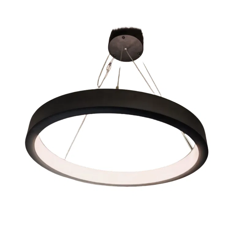 Black White Aluminum PC LED Pendant Light in Aluminum and PC, product photograph