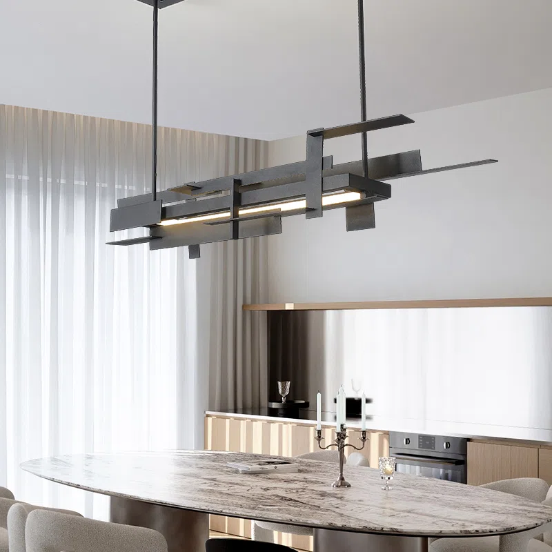 H21.5CM Black Net Red Hardware Pendant Light in Hardware, product photograph
