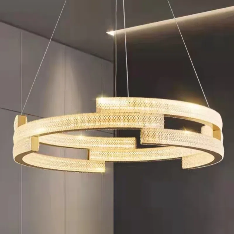 H12CM Copper Double-Sided Pendant Light in Aluminum, product photograph