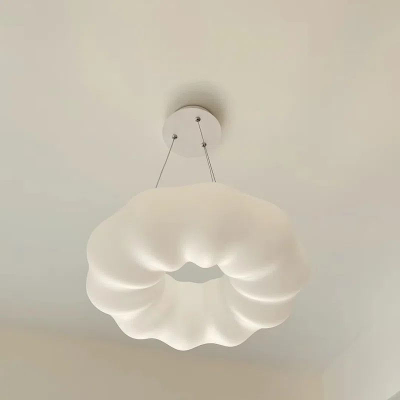 D45/55/65cm Iron PE Pendant Light in Iron and PE, product photograph