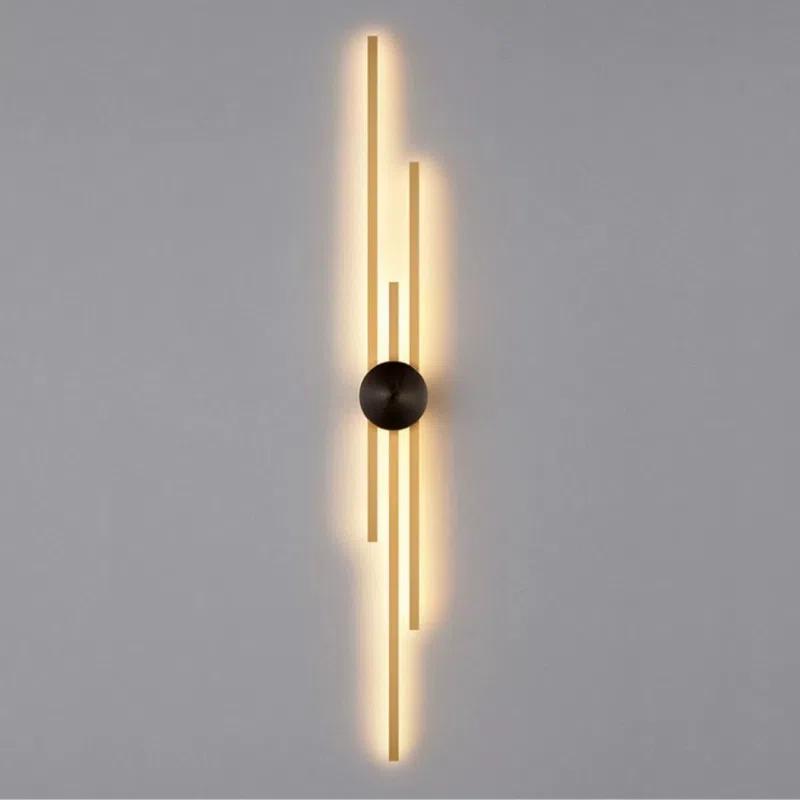 Full Copper Long Linear Wall Light in Copper, product photograph