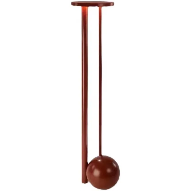 H160CM Red Iron Art floor Light in Iron, product photograph