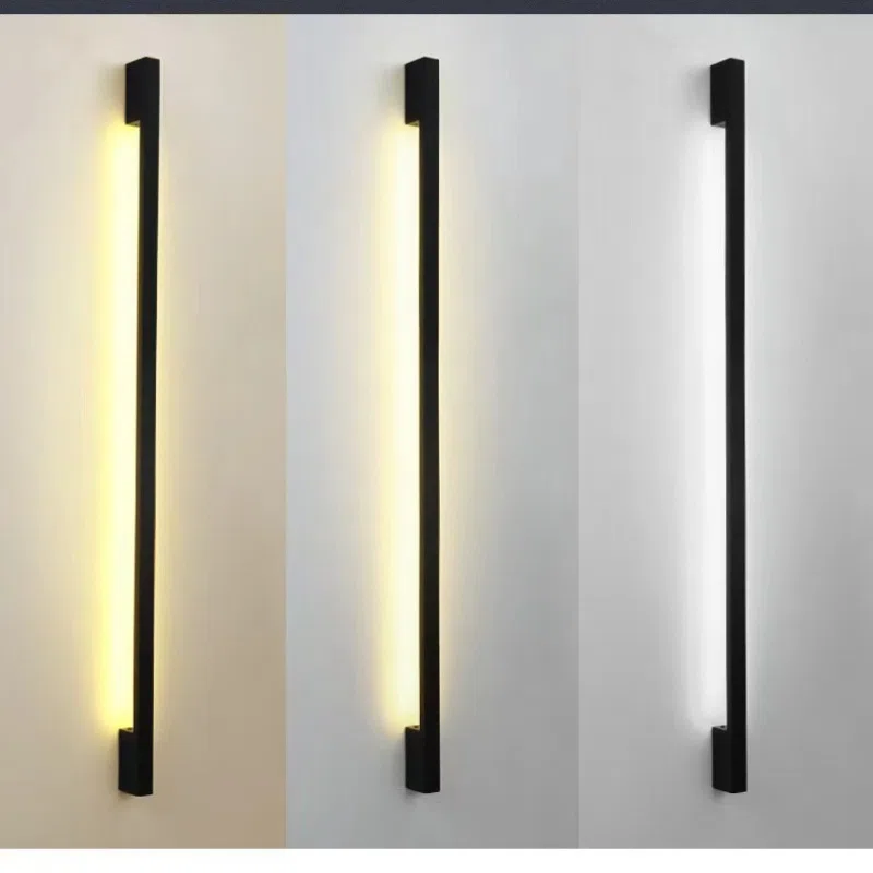 Iron Silicone LED Linear Wall Lamp in Iron and Silicone, product photograph