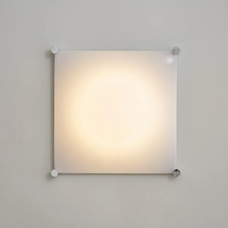 D35/42/60CM Square Art Acrylic Wall Light in Hardware and Acrylic, product photograph