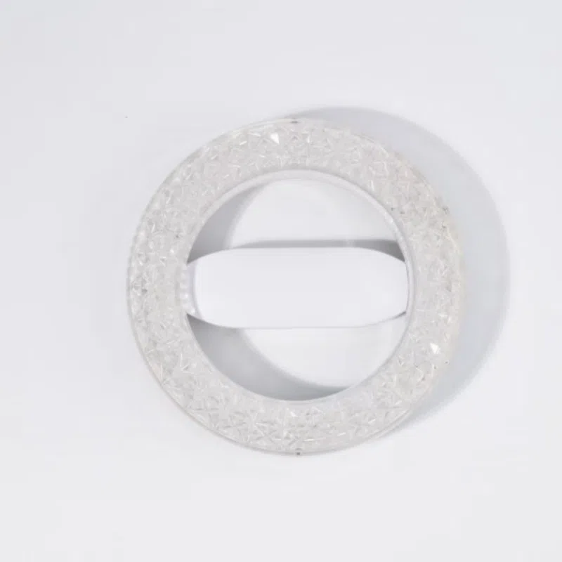 Square Rectangular Round Plastic Ceiling Lamp in Iron and Plastic, product photograph