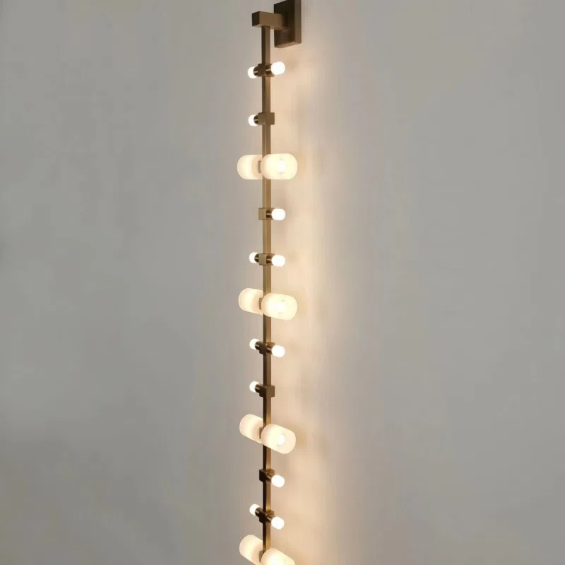 Stainless Steel Acrylic Long Pendant Light in Stainless Steel and Acrylic, product photograph