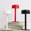 3W Red Black White Table Lamp in PC and ABS, product photograph