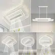 Acrylic Bladeless Ceiling Fan Light in Metal and PC and Acrylic, product photograph