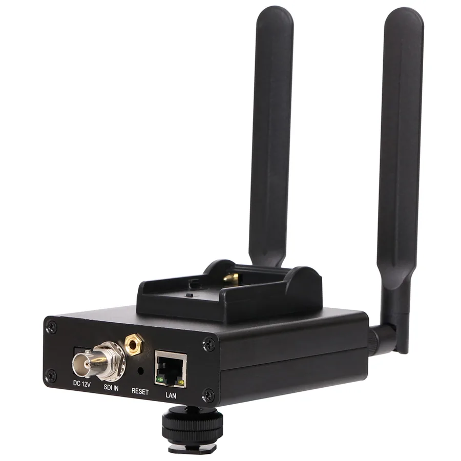 HEVC H.265 H.264 HD 3G SDI To IP Encoder SDI RTSP RTMP Streaming Encoder SDI Transmitter Support Battery For Live