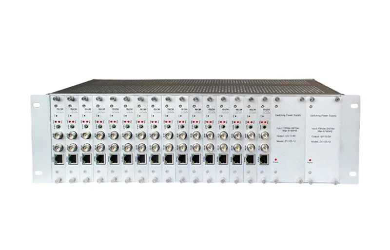 3U Rack 16 Channels HD 3G SDI To IP Video Encoder H.265 H.264 16Ch HD-SDI 3G-SDI Live Streaming Broadcast Encoder