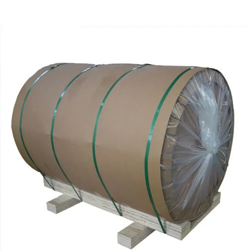 Aluminium foil coil with protective packaging