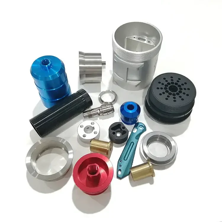 Machined component with drilled and tapped holes