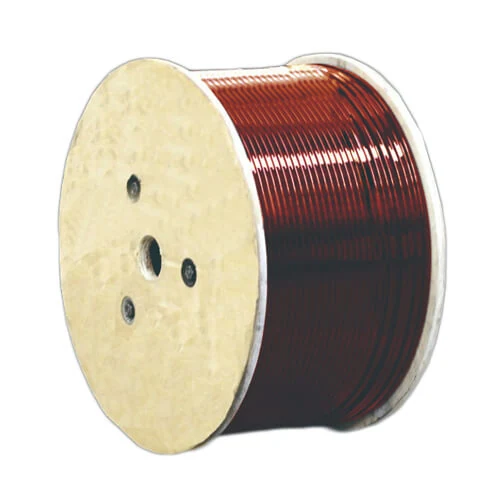 Spools of enamelled copper winding wire