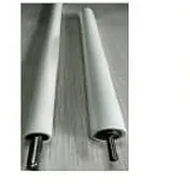 Steel core industrial rollers with machined shafts