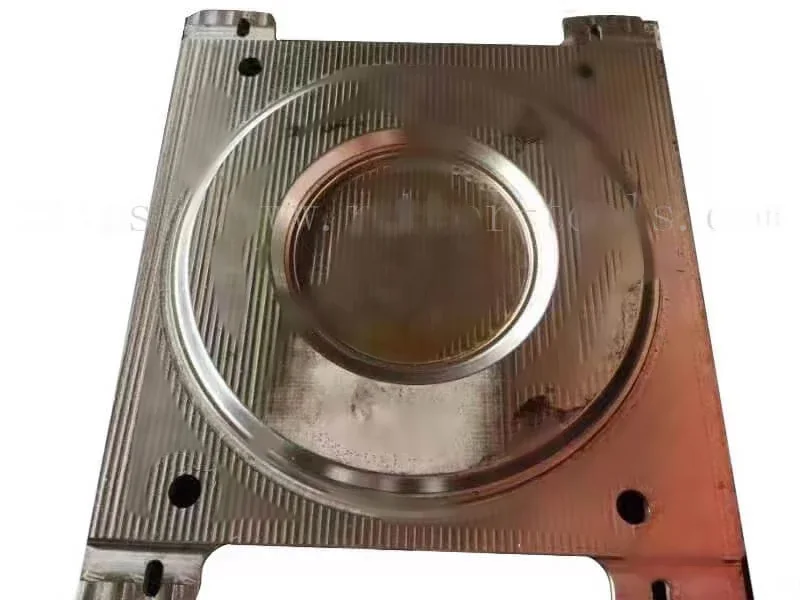 Precision machined rubber mould cavity detail
