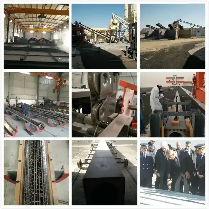 Algeria Square Pole Turnkey Project