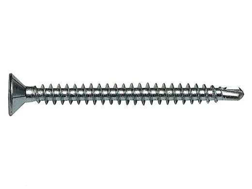 Window screw, white zinc