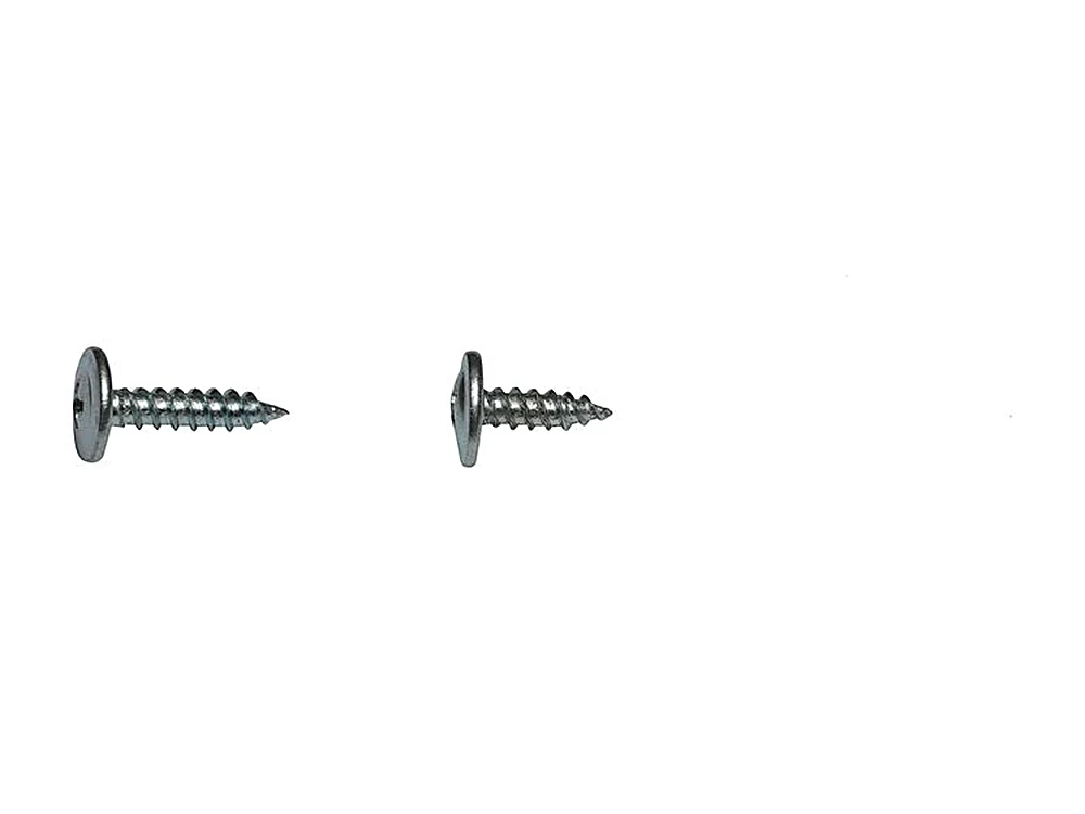 Colour-coated truss head self-tapping screw for visible installations