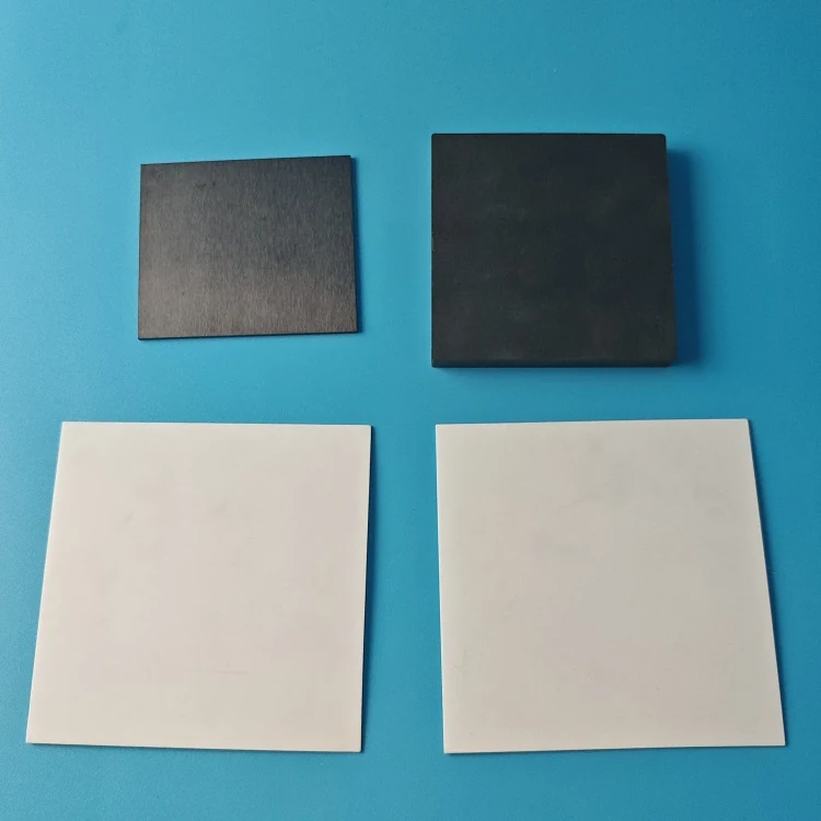Alumina ceramic substrates with metallized black surface pattern