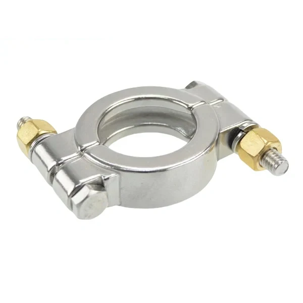 Stainless Steel Food Grade High Pressure Tri-Clamp for High-Pressure Applications