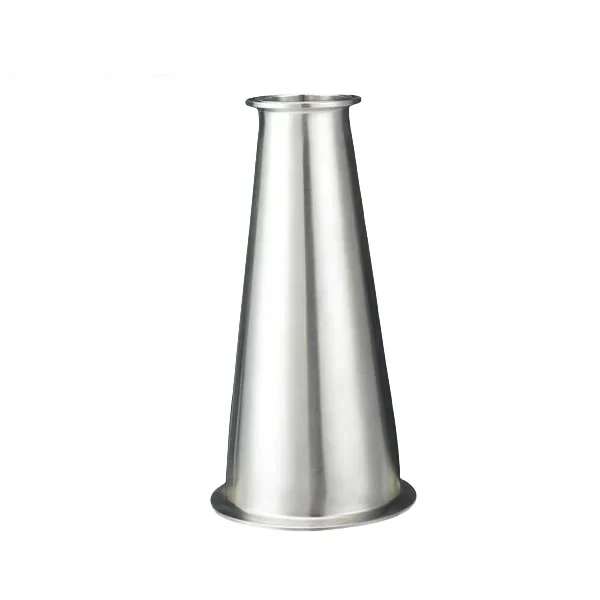 Stainless steel sanitary grade clamped concentric reducer for hygienic pipelines