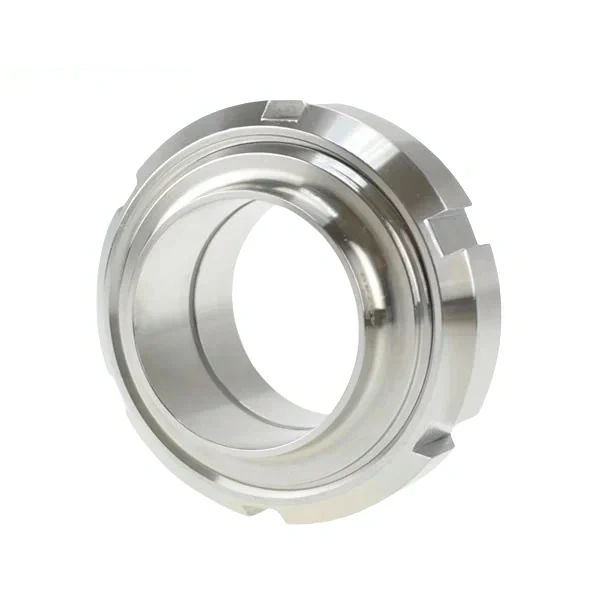 Stainless steel food processing SMS complete union fitting