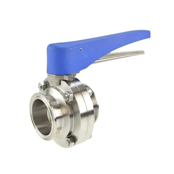Stainless Steel Sanitary Clamp Butterfly Valve